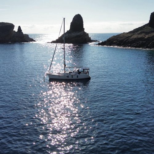 Columbretes atardecer en otoño